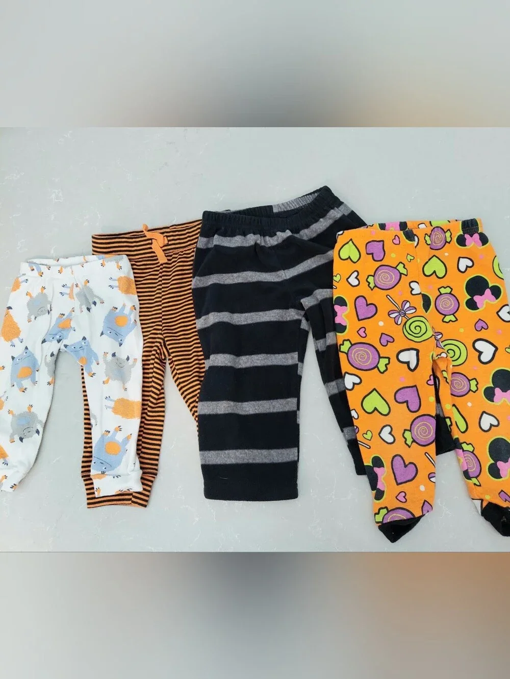 Halloween Baby Pants, (4 In Bundle) Size 12 Months